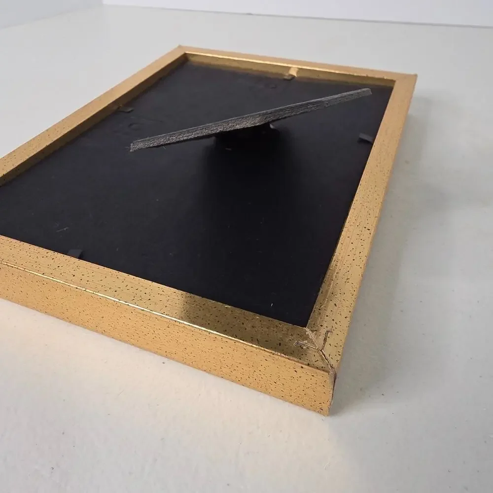5x7 Floral Gold Photo Picture Frame Vintage Style Tabletop Home Decor